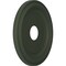 Ekena Millwork Traditional PVC Medallion (Canopies up to 9 1/2"), 16"OD x 3 1/2"ID x 1 3/8"P, Satin Hunt Club Green CMP16TRGHC - alternate 3
